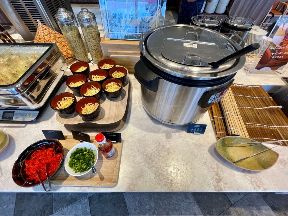 ヒルトン瀬底 朝食 沖縄そば