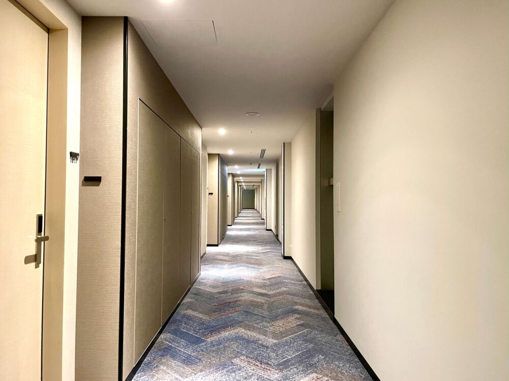 ヒルトン瀬底 エグゼクティブフロアの廊下