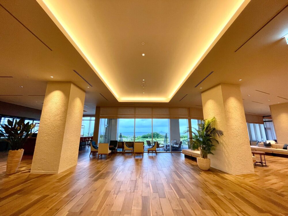 ヒルトン瀬底 ロビーエントランスの様子