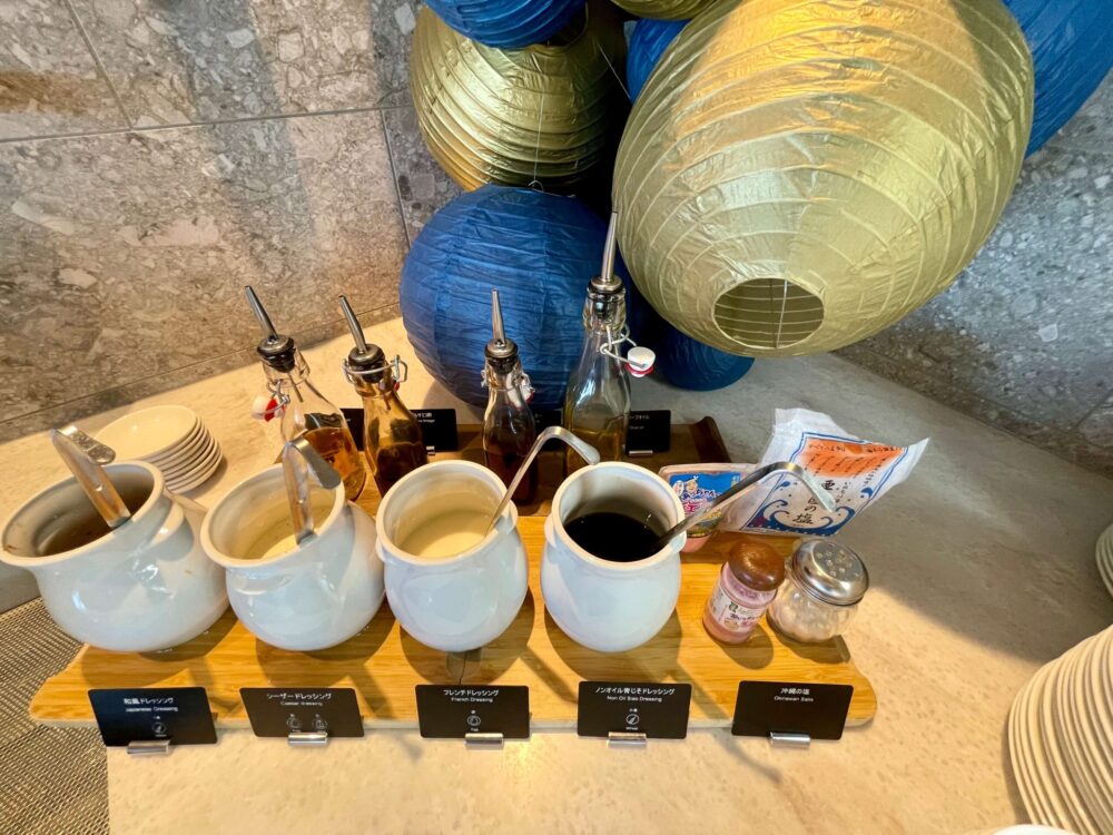 ヒルトン瀬底 朝食 ドレッシング