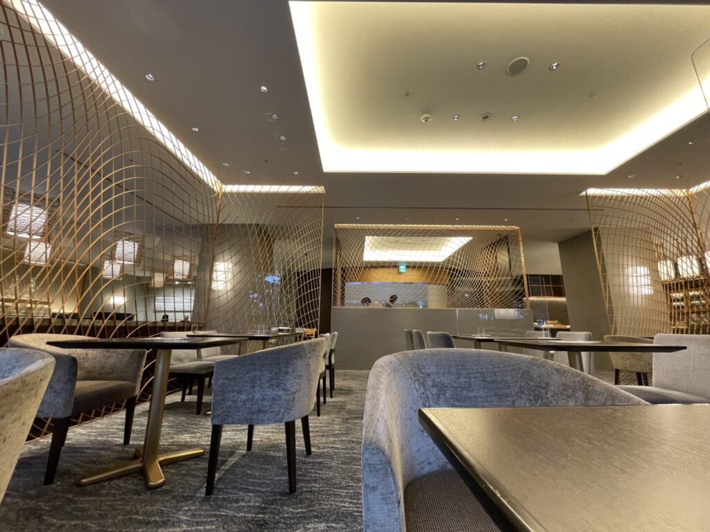 ヒルトン東京ベイ セレブリオラウンジ 座席からの様子