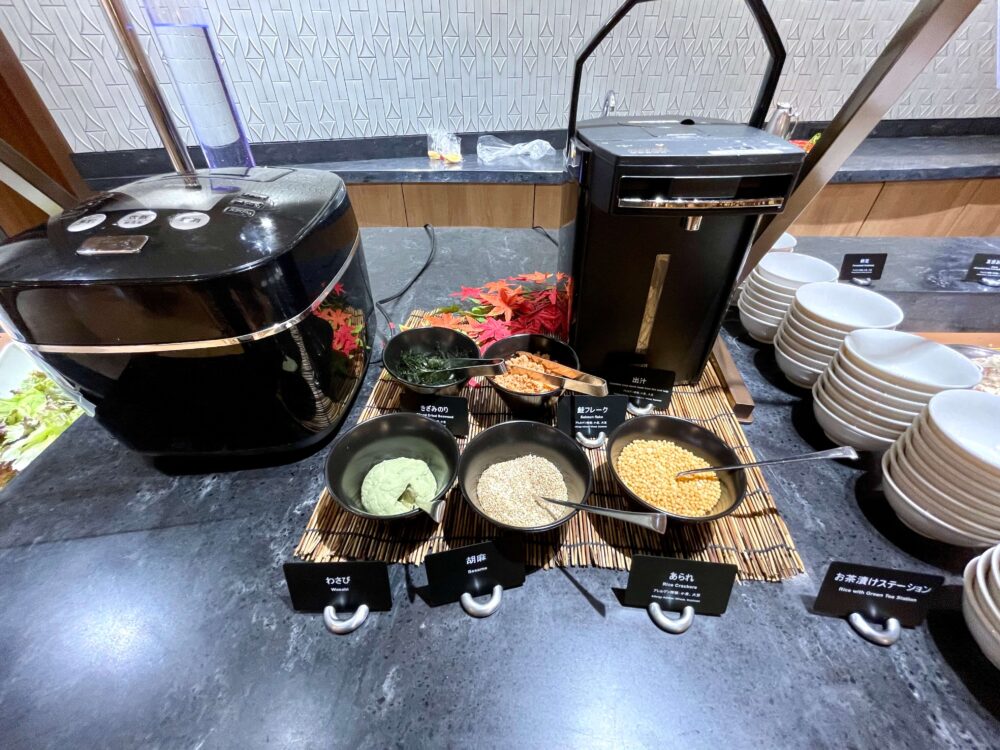 ヒルトン東京ベイ 朝食 お茶漬けステーション