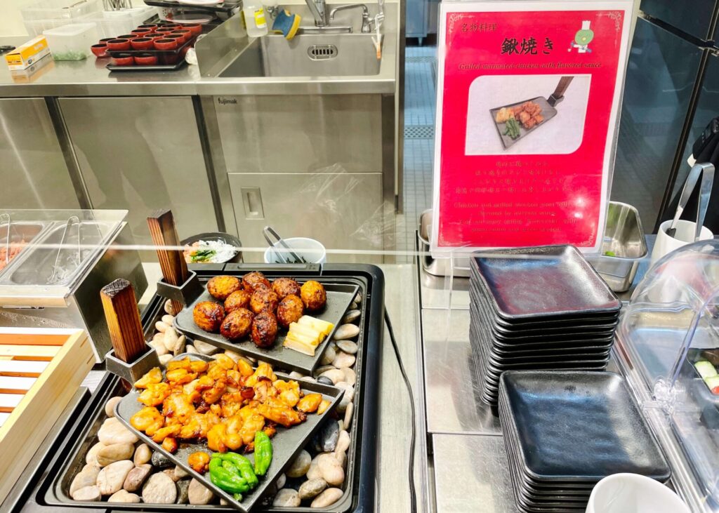 2021年 えだ旅 総まとめ 8月ドーミーイン後楽園 朝食ご当地メニューの鍬焼き