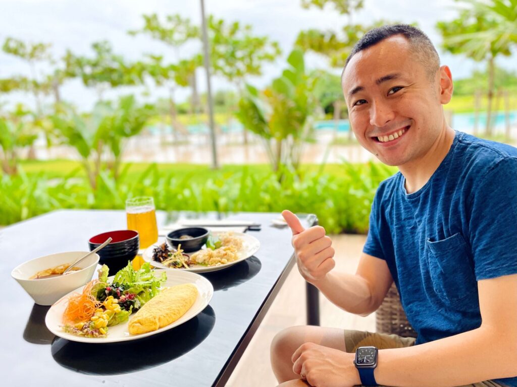 ヒルトン瀬底の朝食ビュッフェ テラス席で開放感抜群+ダイヤモンド会員限定メニューで大満足でした