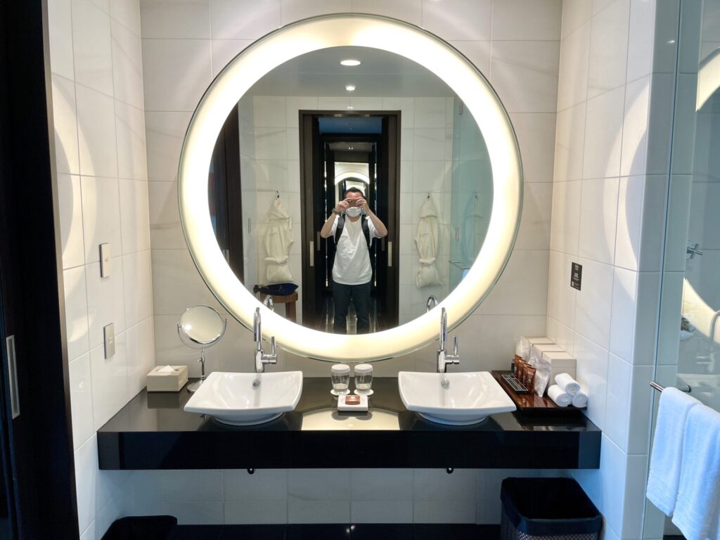 コンラッド東京 スイート 洗面台