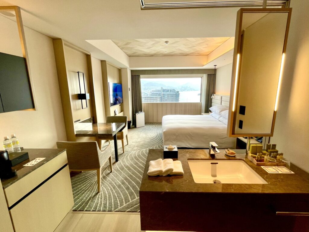 ヒルトン長崎 エグゼクティブデラックス 客室の全体