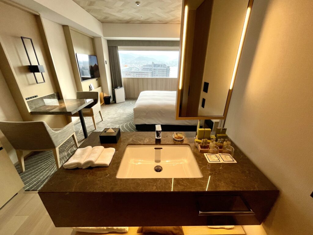 ヒルトン長崎 エグゼクティブデラックス 洗面シンク