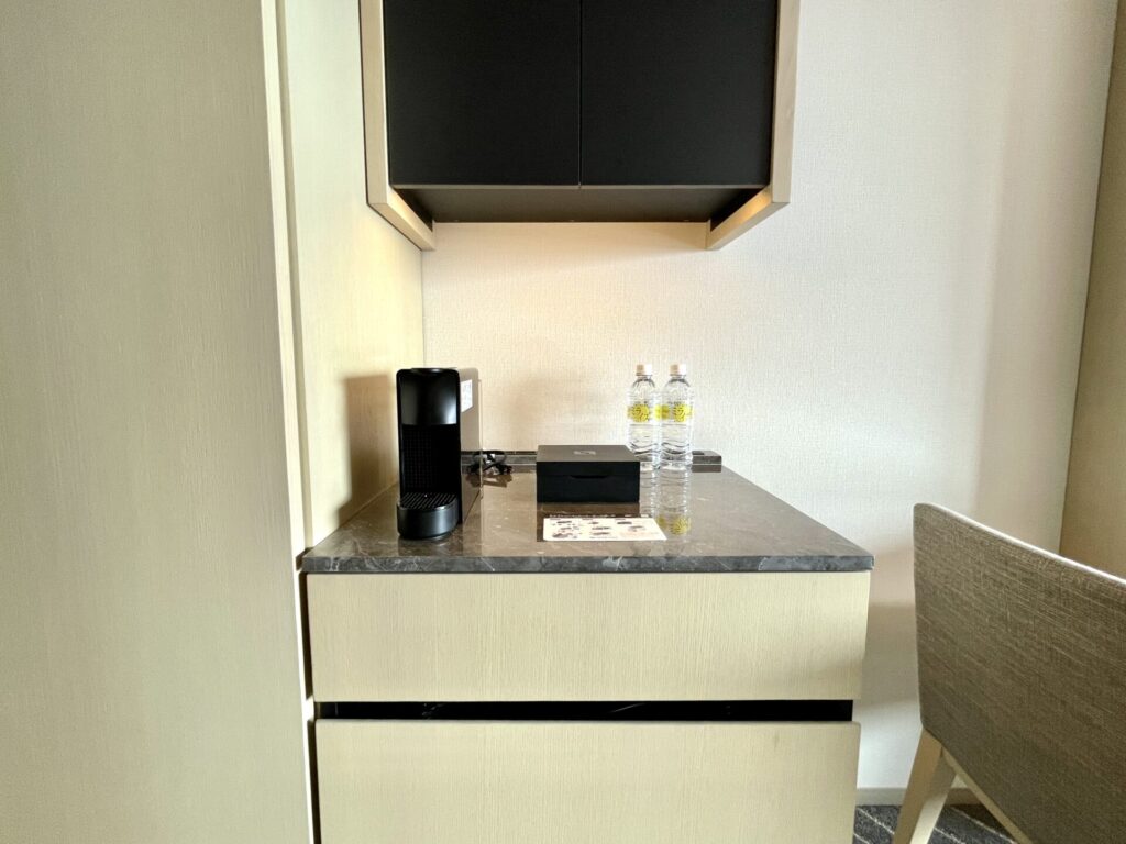ヒルトン長崎 エグゼクティブデラックス ミニバーコーナー