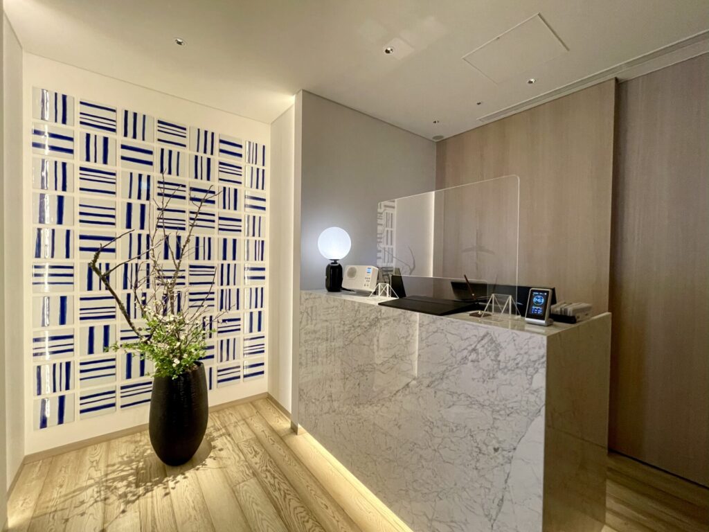 ヒルトン長崎 エグゼクティブラウンジ 受付