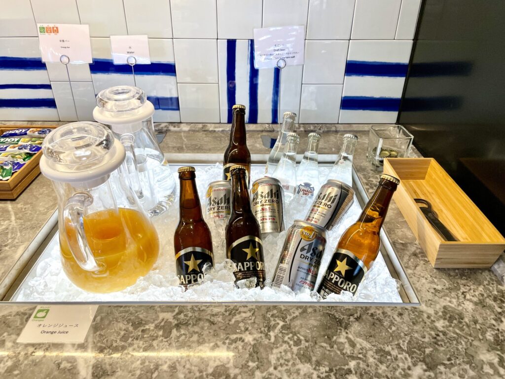 ヒルトン長崎 エグゼクティブラウンジ ビール