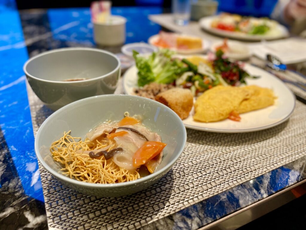 ヒルトン長崎 朝食 皿うどん