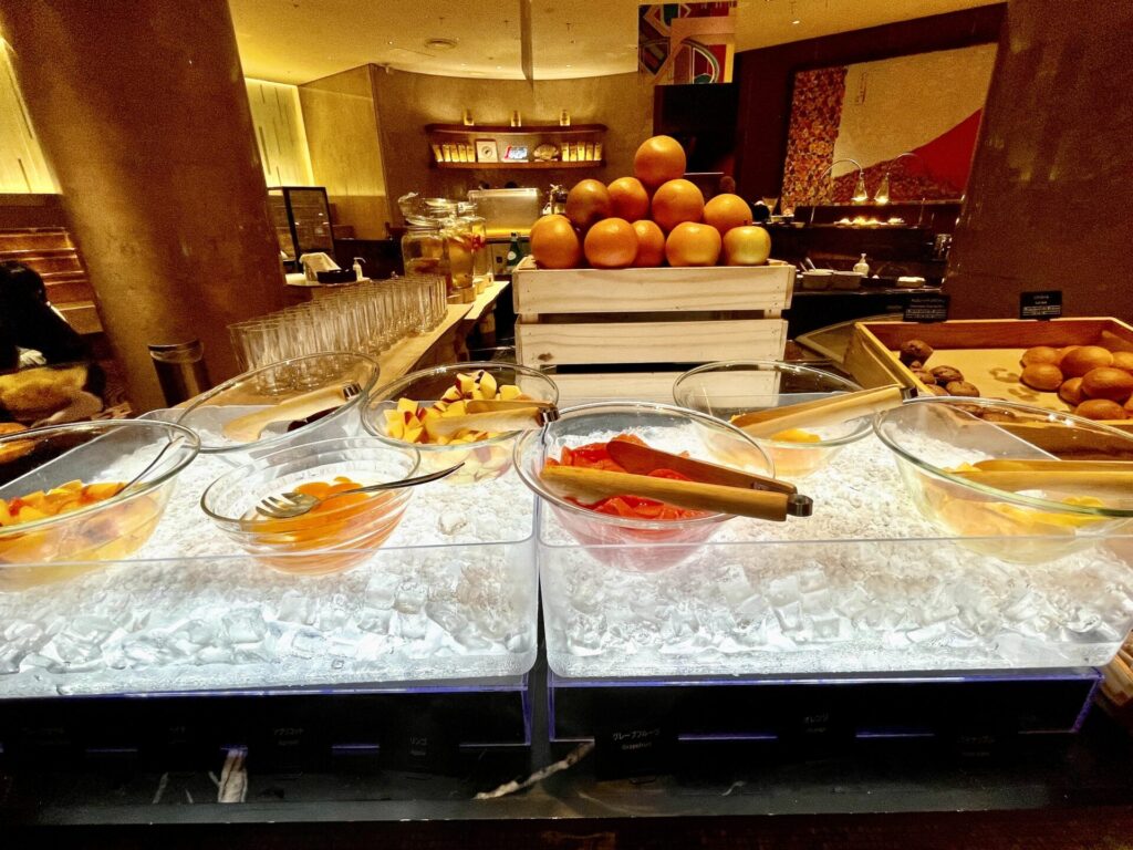 ヒルトン東京 朝食ブッフェ フルーツ
