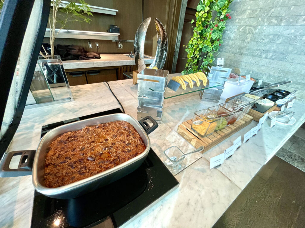 コンラッド東京 朝食ブッフェ タコスバー