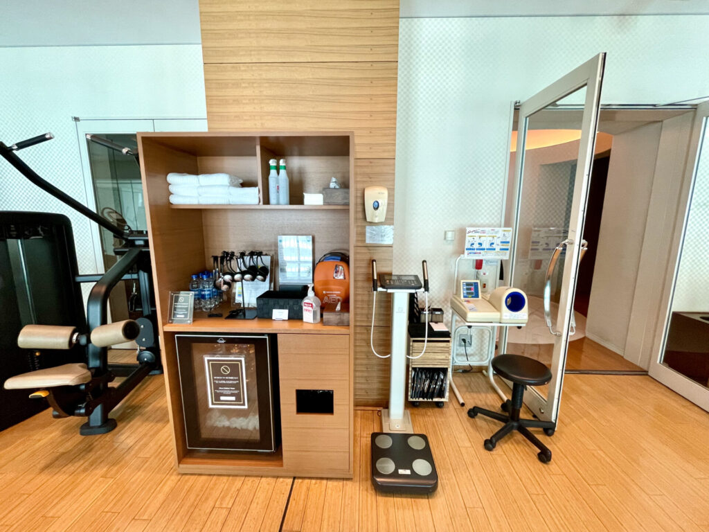 コンラッド東京 ジム ヘルスメーター