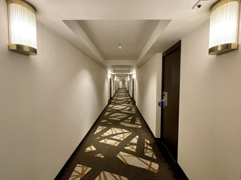 ヒルトン東京 客室の廊下