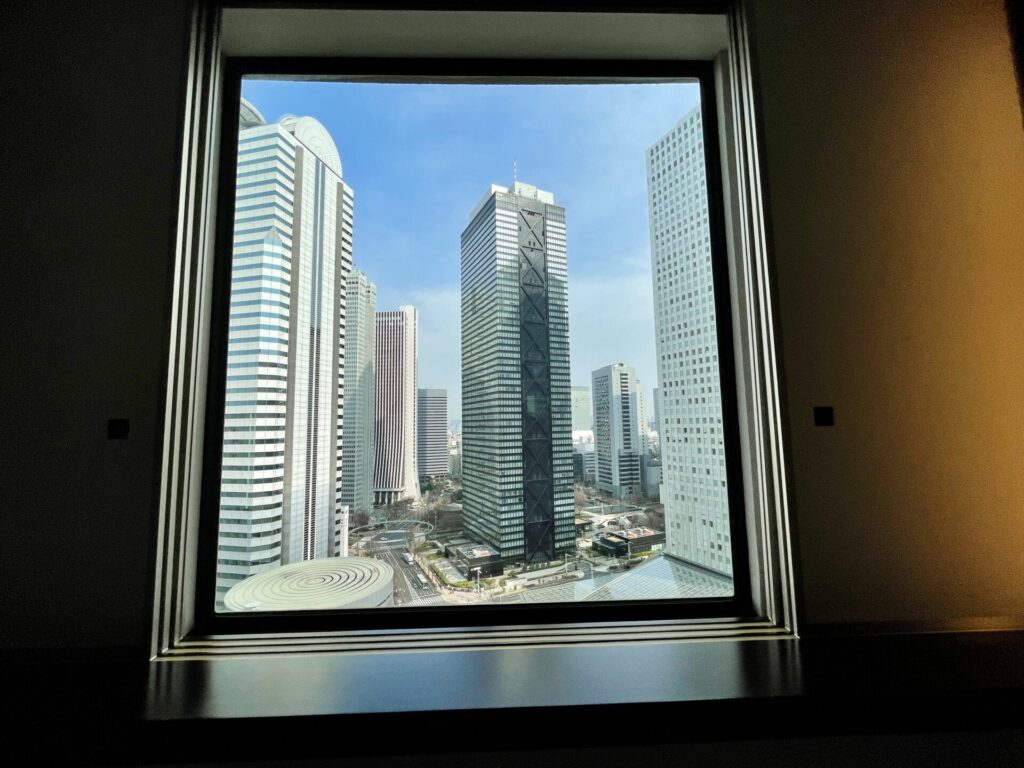 ヒルトン東京 ジュニアスイート 副都心の眺望