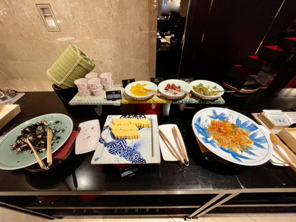 ヒルトン東京 朝食ブッフェ だし巻き卵