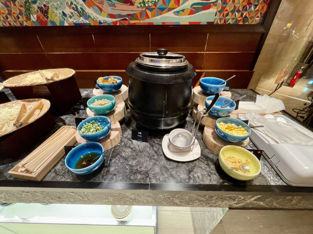 ヒルトン東京 朝食ブッフェ お粥