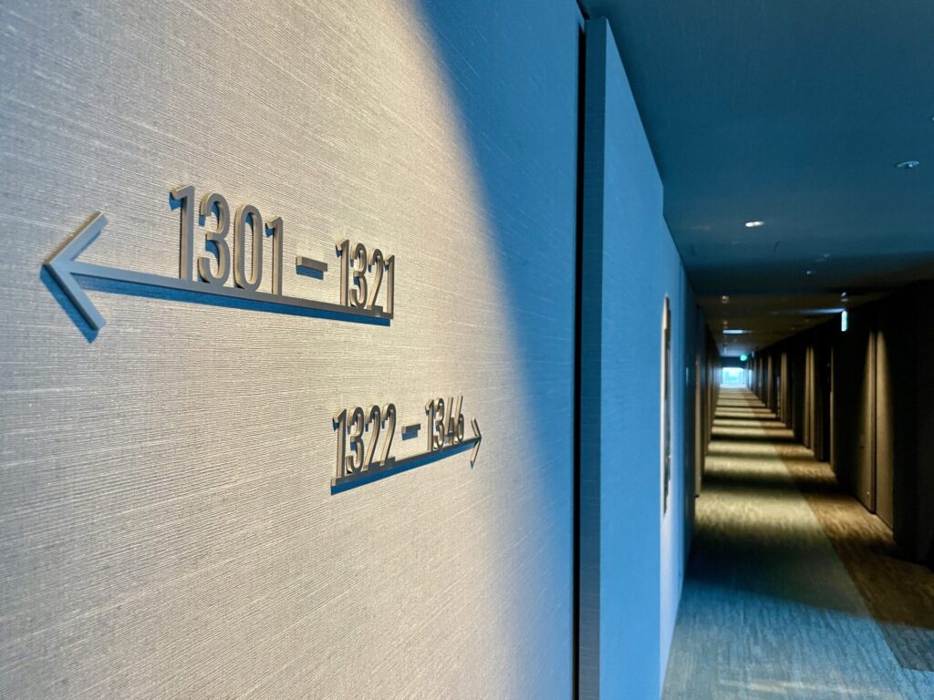 ラビスタ東京ベイ 客室までの廊下