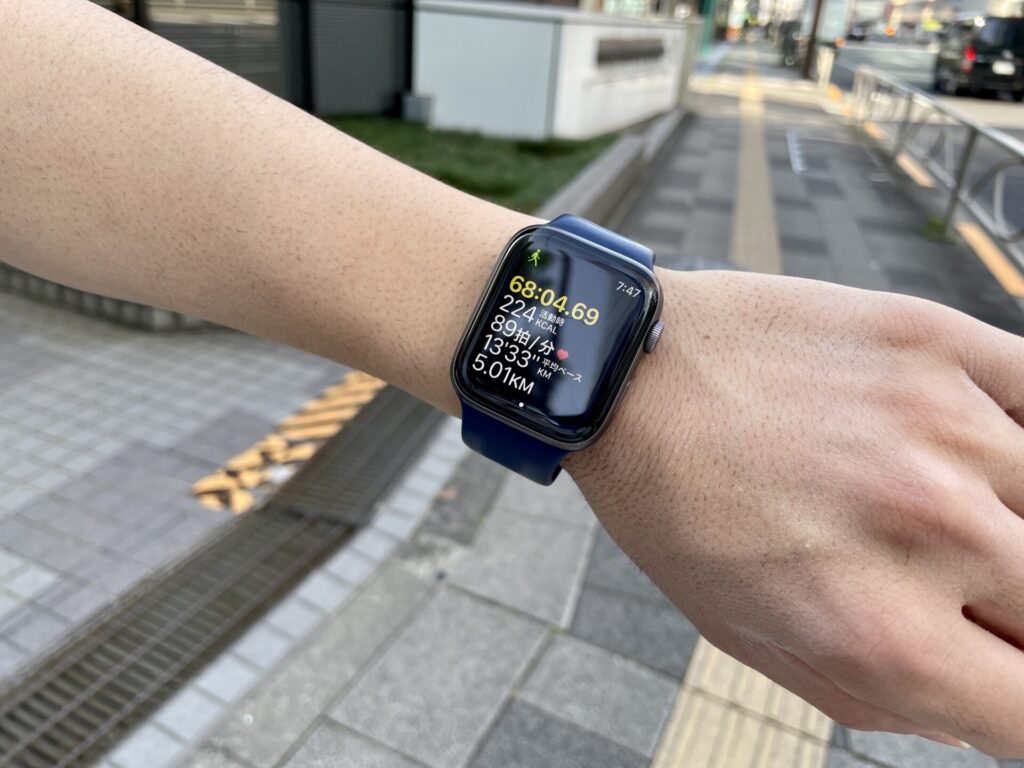 山手線徒歩で一周 5km通過