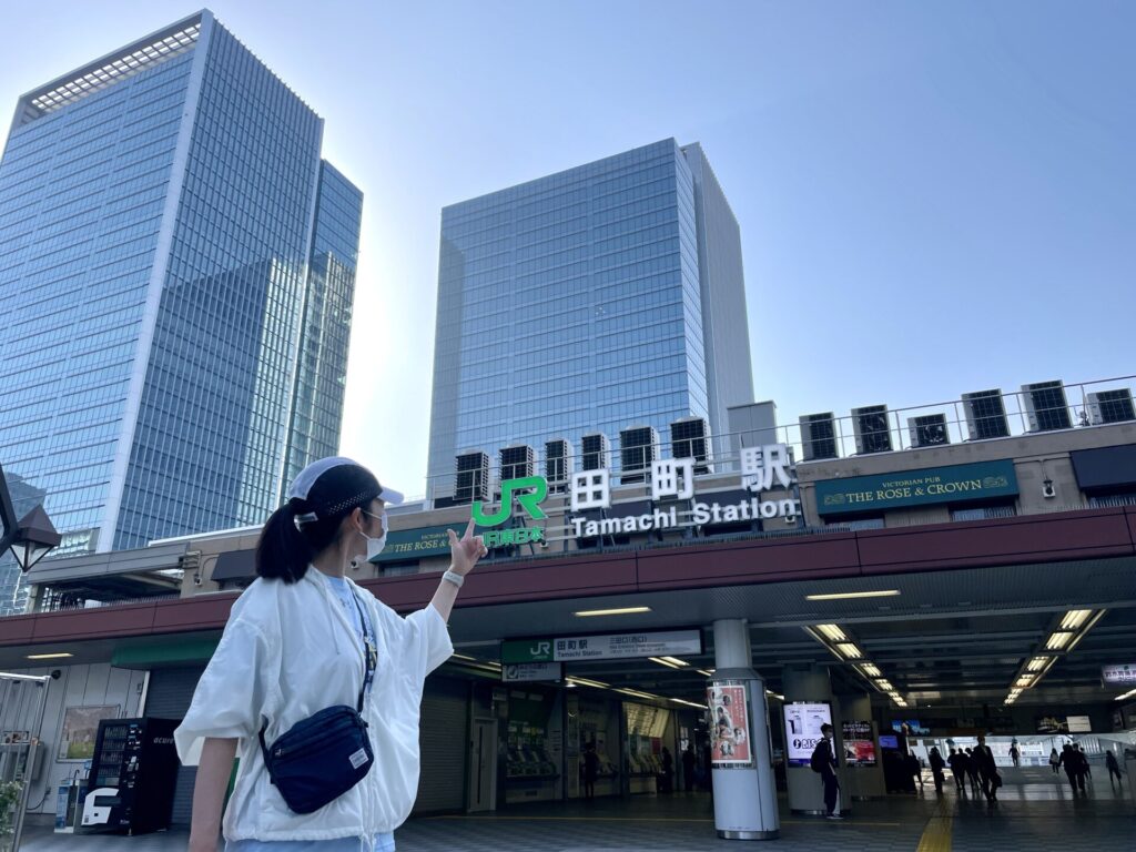 山手線一周　徒歩　田町