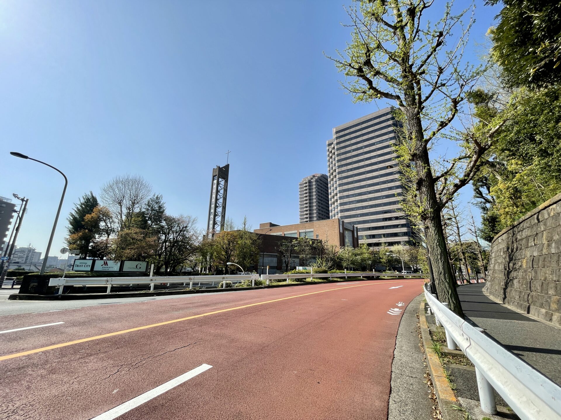 山手線一周　徒歩　東京マリオットホテル