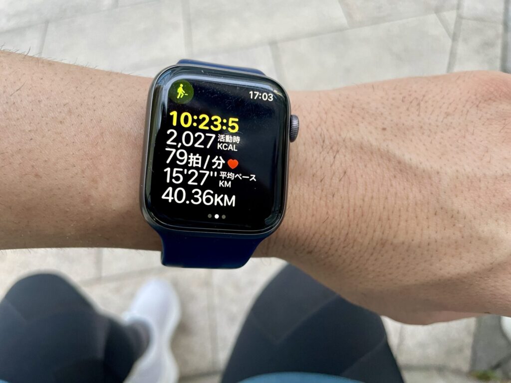 山手線一周　徒歩　40km通過