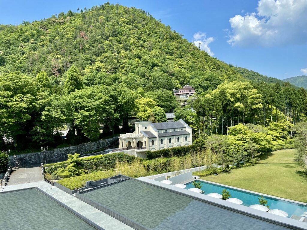 ロク京都 客室からの眺望 サーマルプール