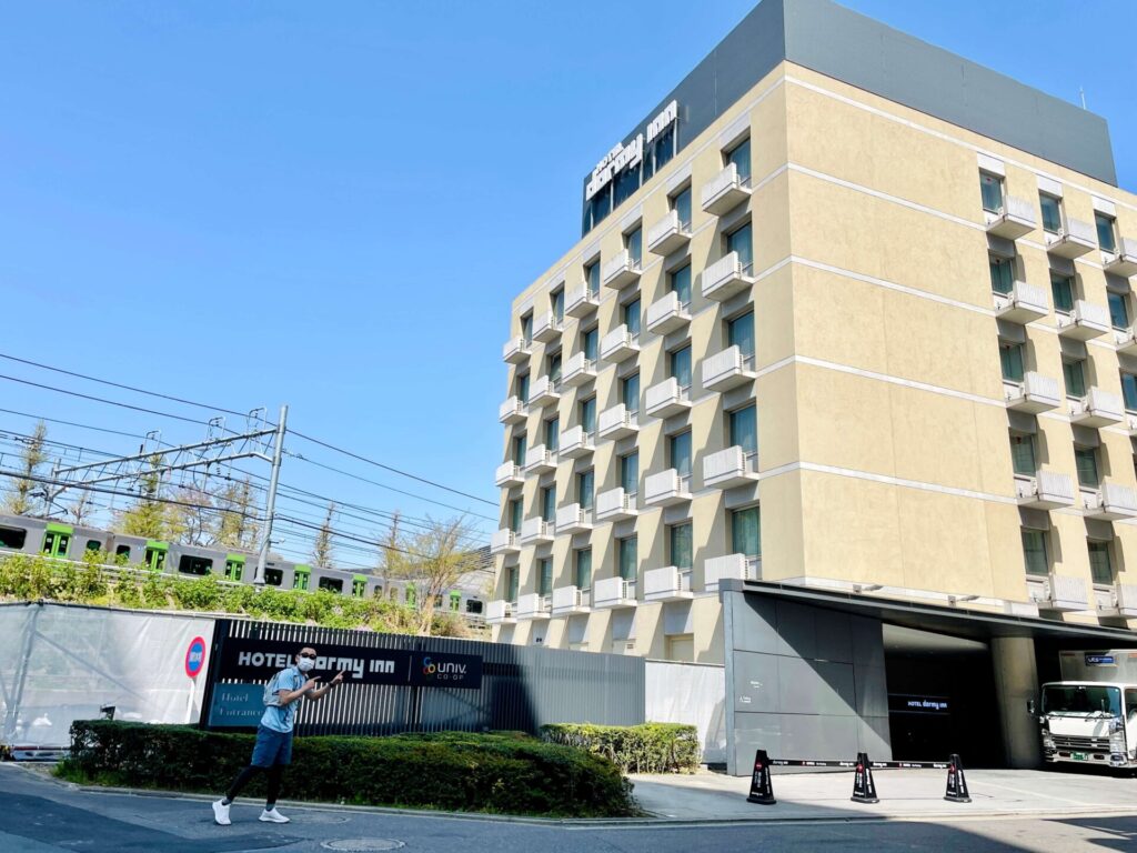 徒歩で「山手線一周」ドーミーインPREMIUM渋谷神宮前 外観