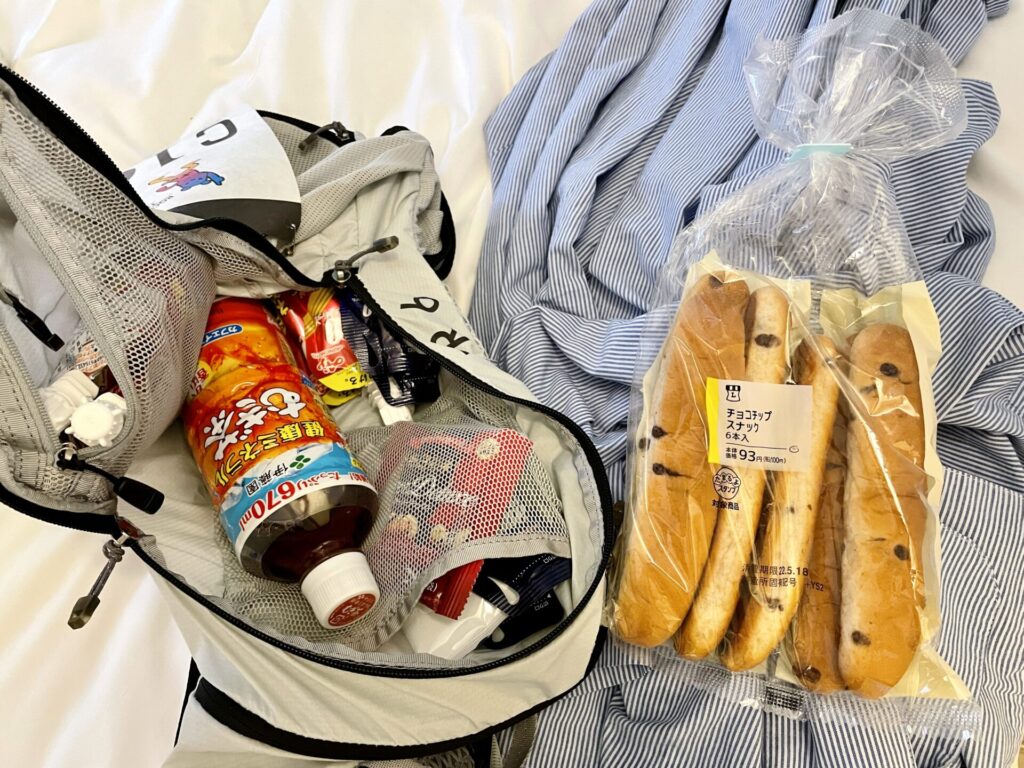 「東京エクストリームウォーク100」出発前の準備