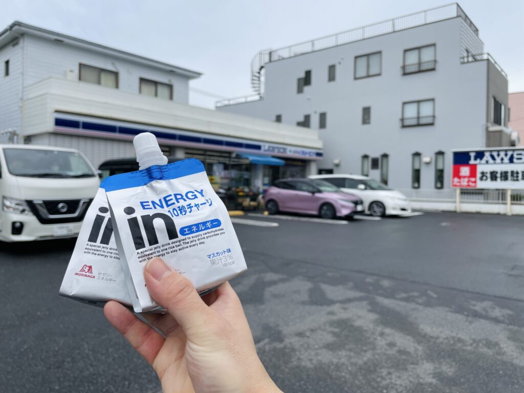 「東京エクストリームウォーク100」inゼリーを投入