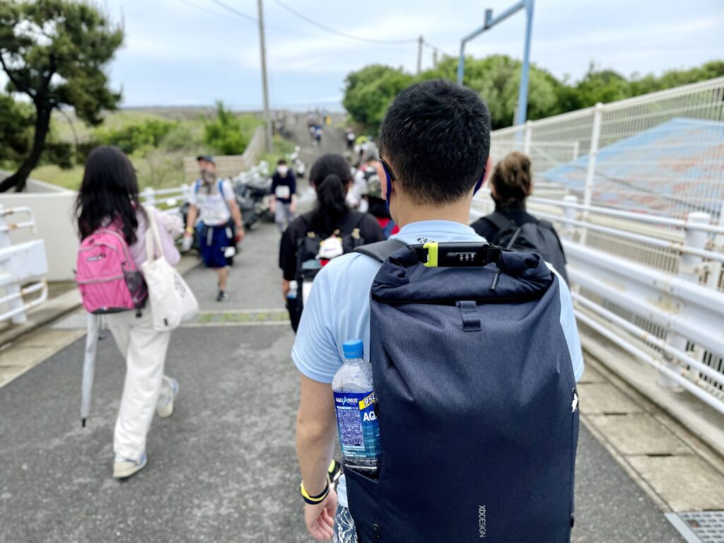 「東京エクストリームウォーク100」もうすぐ第1エイドステーション