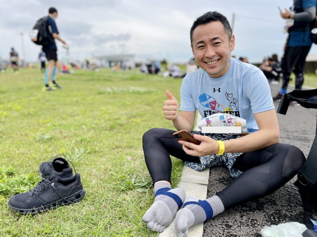 「東京エクストリームウォーク100」第1ASにて