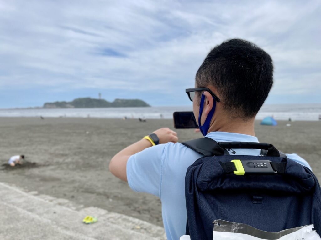 「東京エクストリームウォーク100」海岸線コースにて