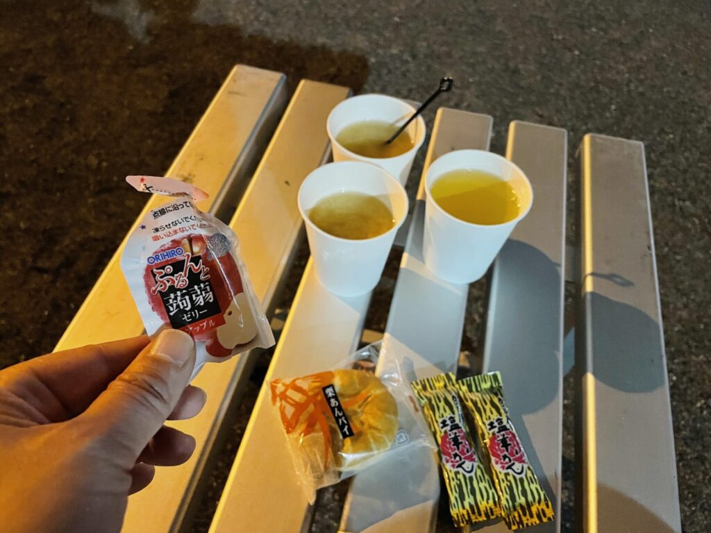 「東京エクストリームウォーク100」第3チェックポイントにて