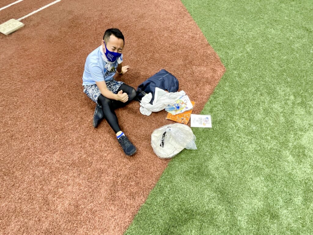 「東京エクストリームウォーク100」ゴール後の様子