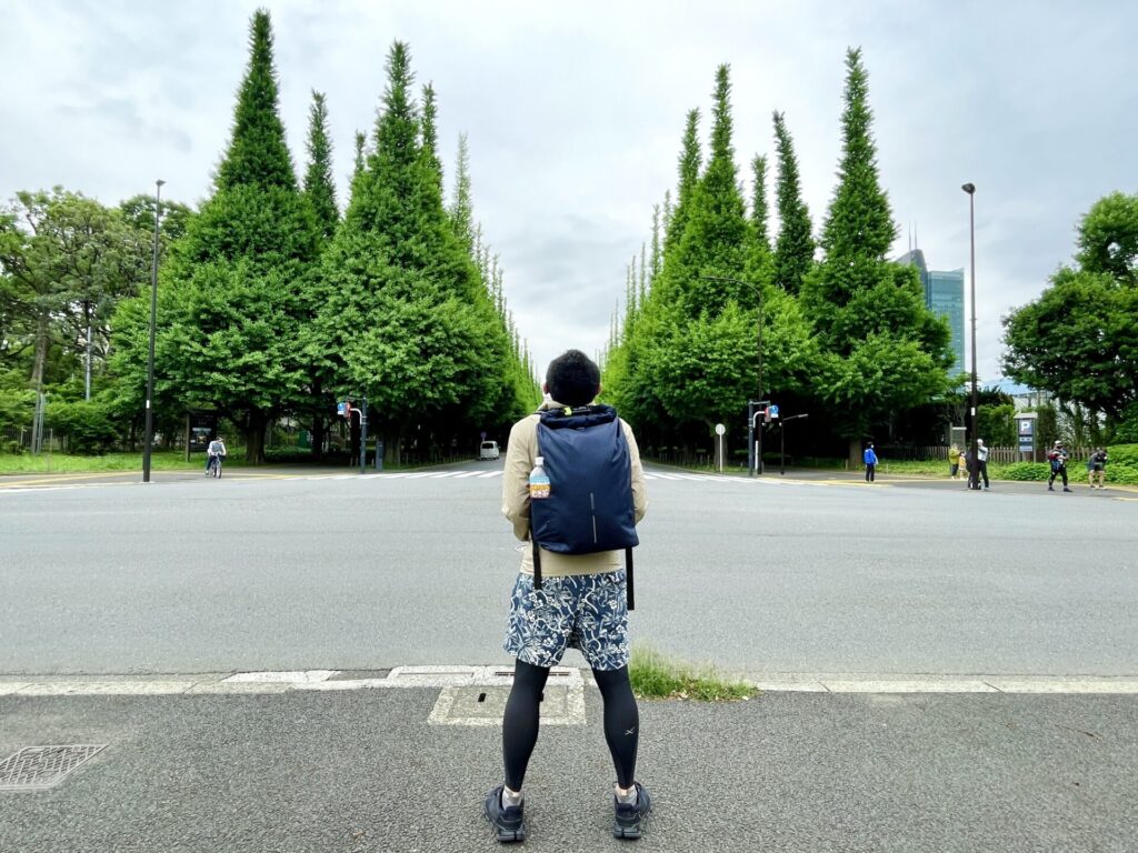 「東京エクストリームウォーク100」ゴール後の帰り道