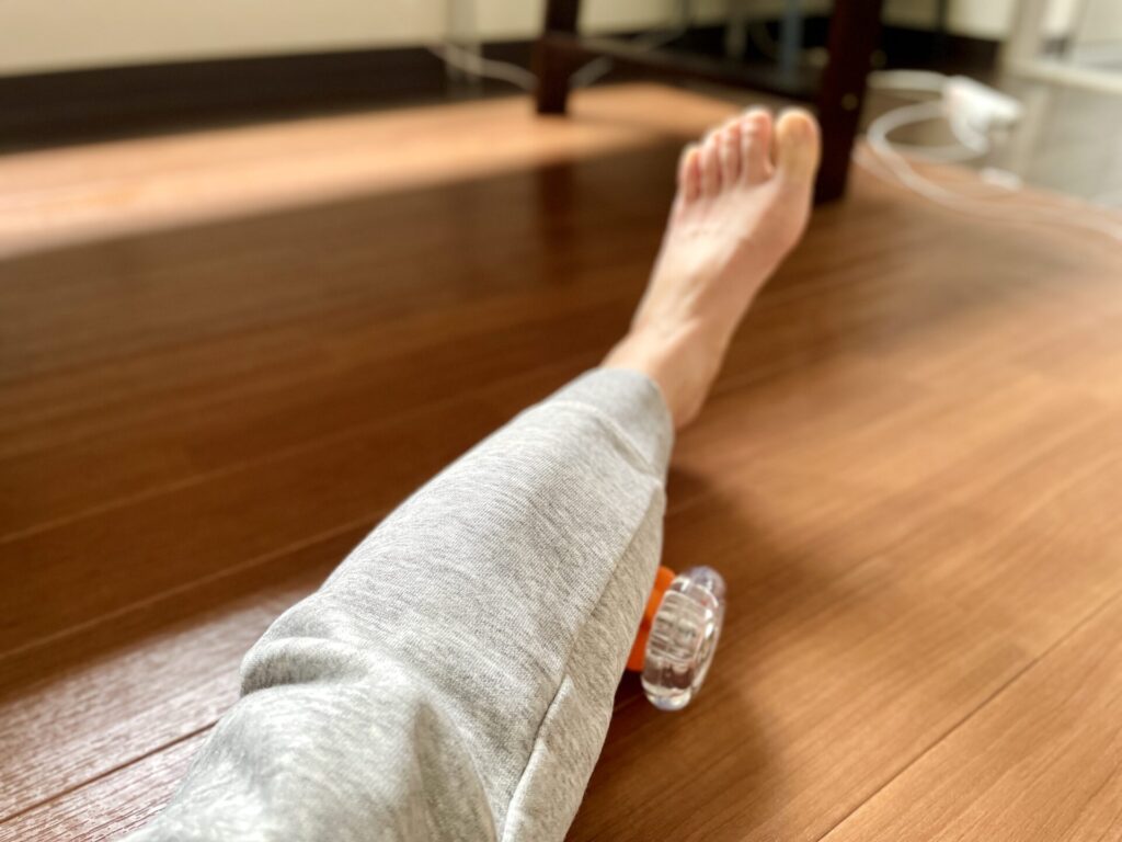 「東京エクストリームウォーク100」帰宅後は筋膜リリース