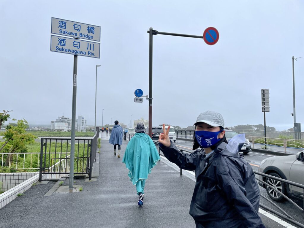 東京エクストリームウォーク100 酒匂橋通過