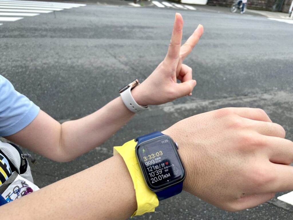 東京エクストリームウォーク100 20km通過