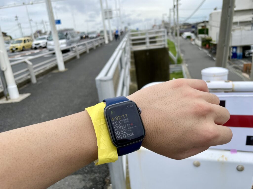 東京エクストリームウォーク100 25km通過