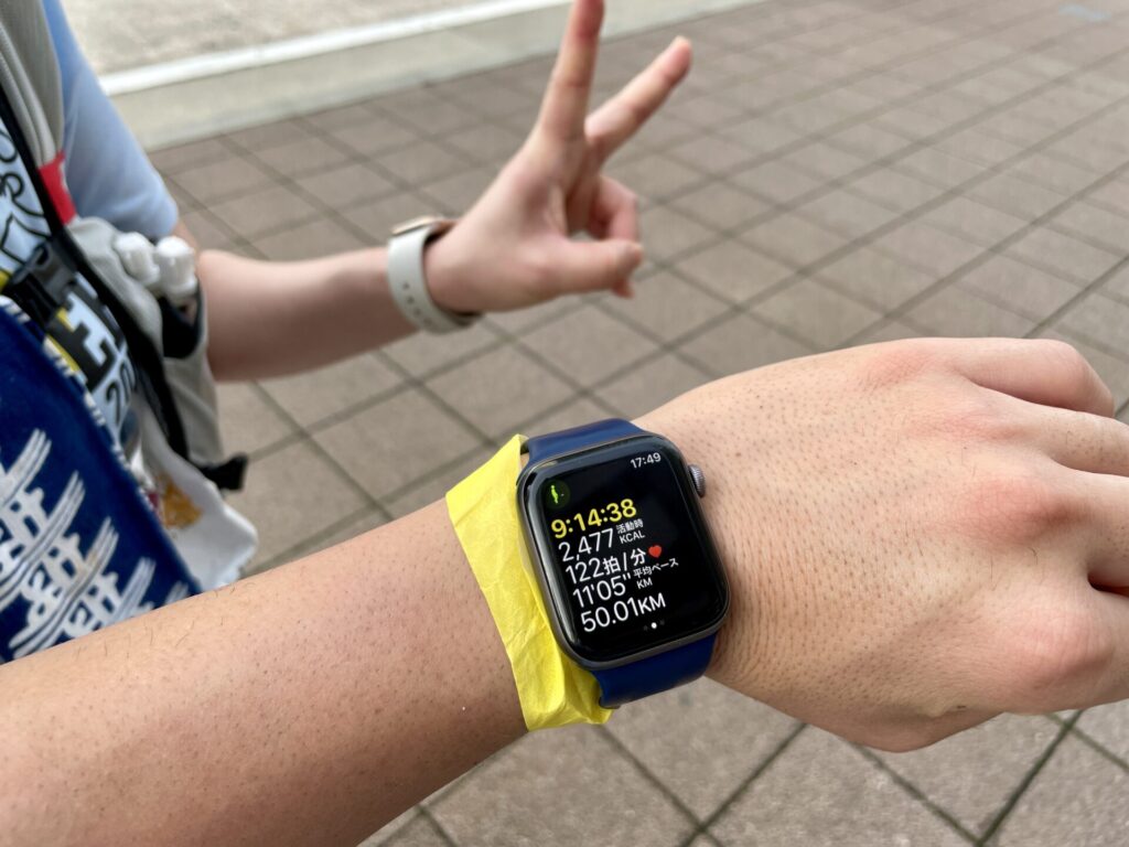 東京エクストリームウォーク100 50km通過