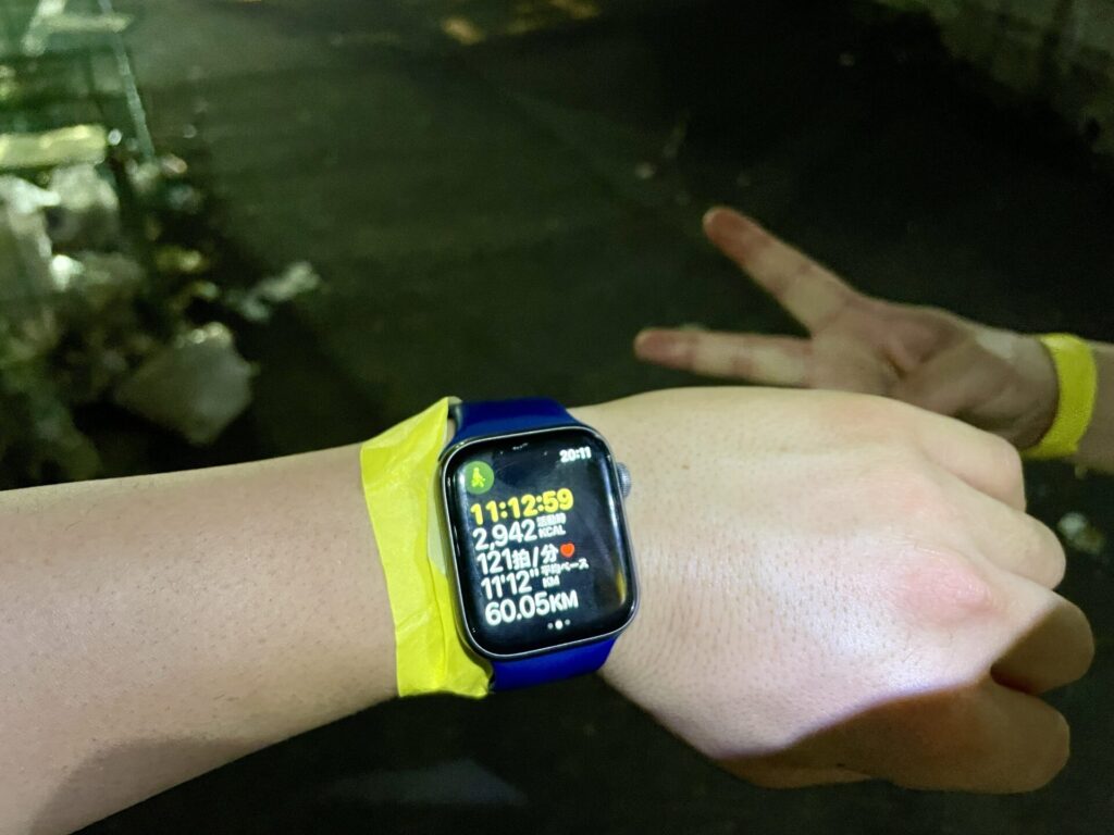 東京エクストリームウォーク100 60km通過