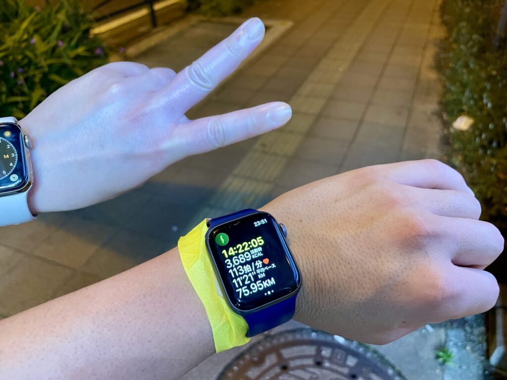 東京エクストリームウォーク100 75km通過