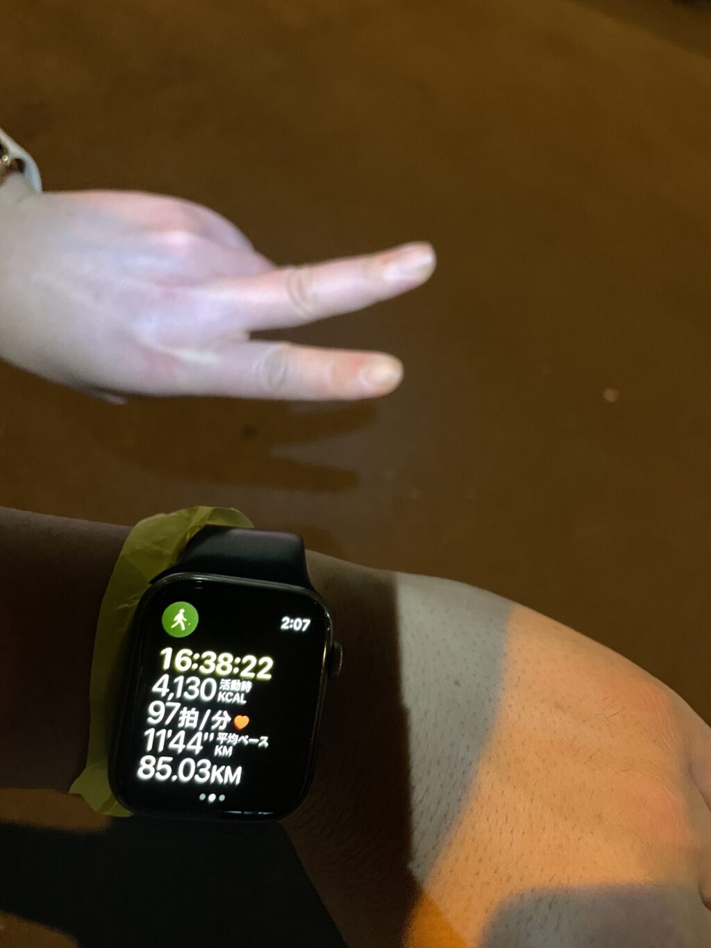 東京エクストリームウォーク100 85km通過