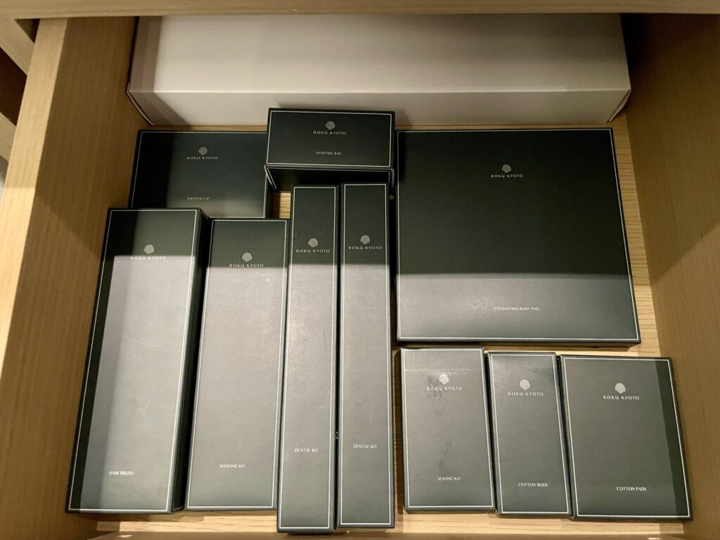 ロク京都 プレミアデラックス アメニティ