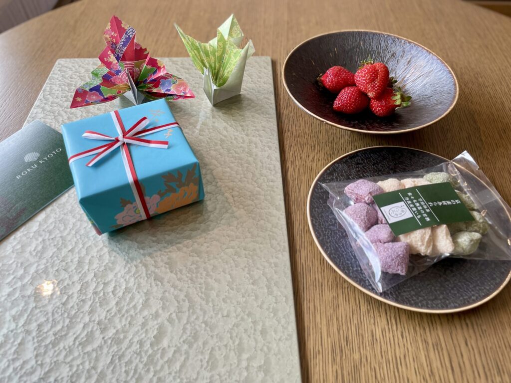 ロク京都 プレミアデラックス ウェルカムフルーツ