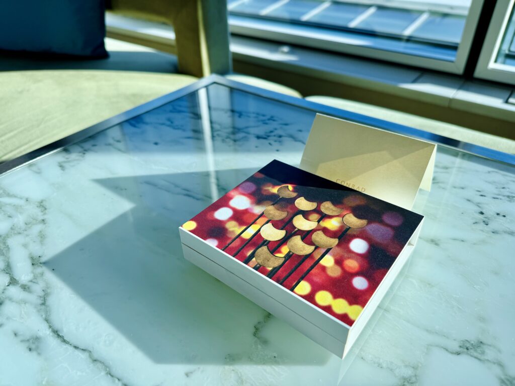 コンラッド東京 ウェルカムギフト