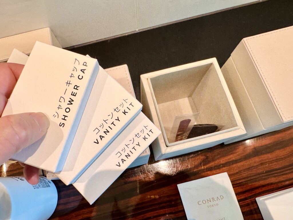 コンラッド東京 客室 アメニティ