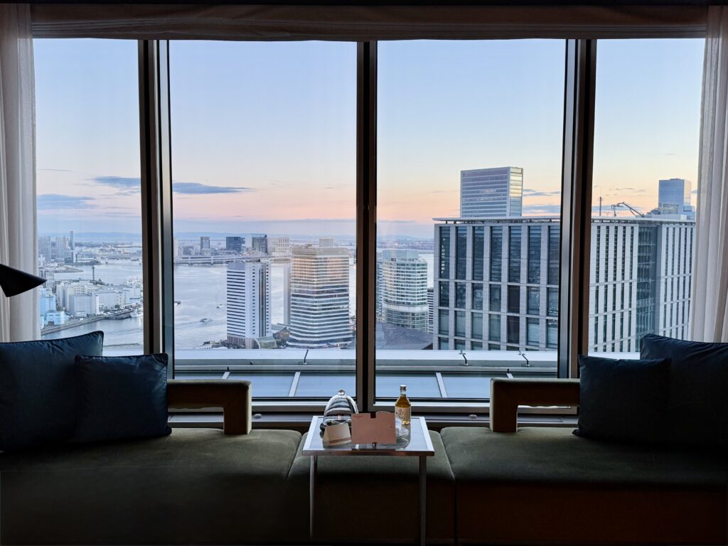 コンラッド東京 ベイビュー 眺望